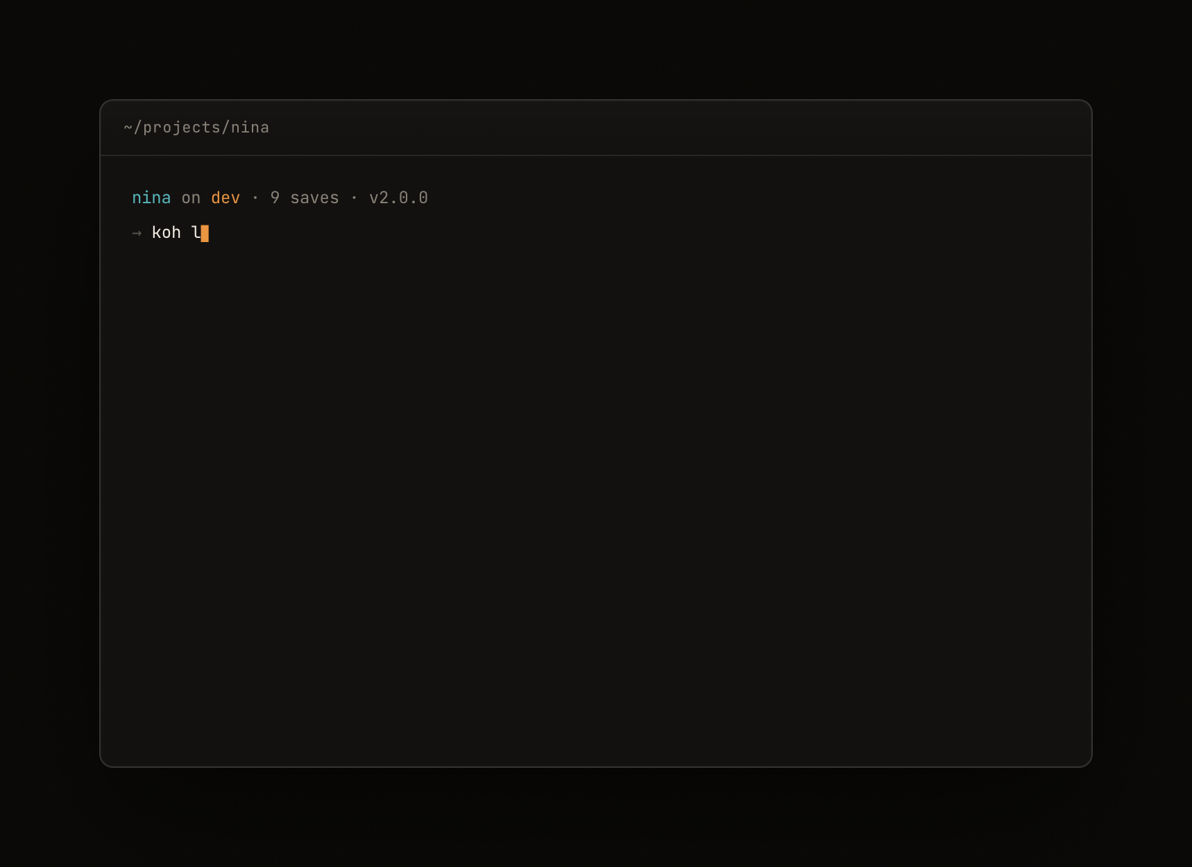 Koh screenshot